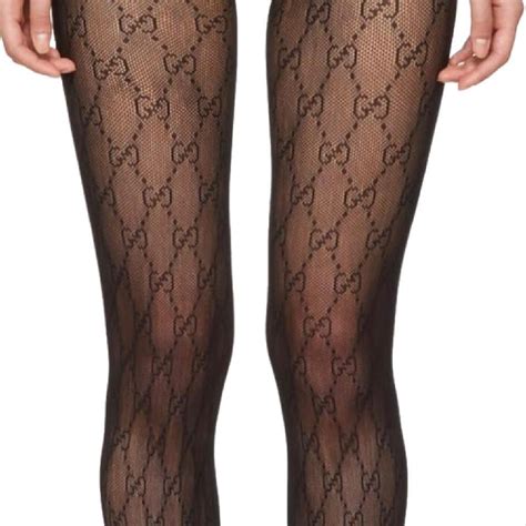 gucci hosiery black|genuine gucci tights.